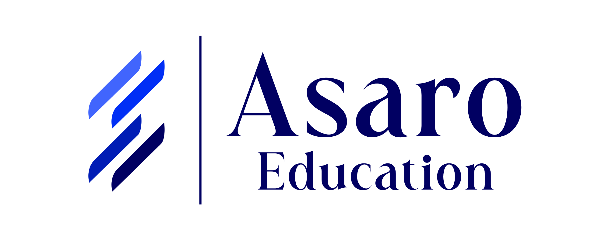 Asaro Logo - Blue on White Background